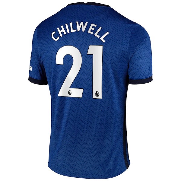 Camiseta Chelsea NO.21 Chilwell 1ª 2020-2021 Azul